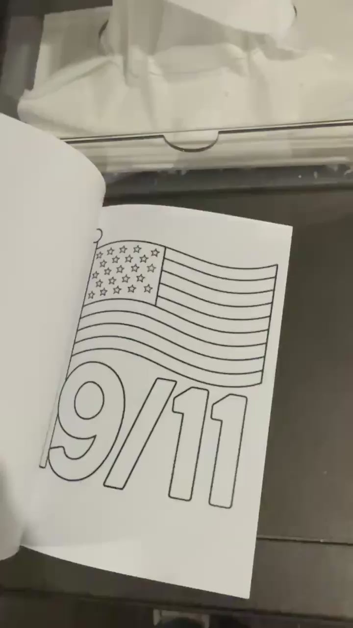 9/11 Bold and Easy Coloring book